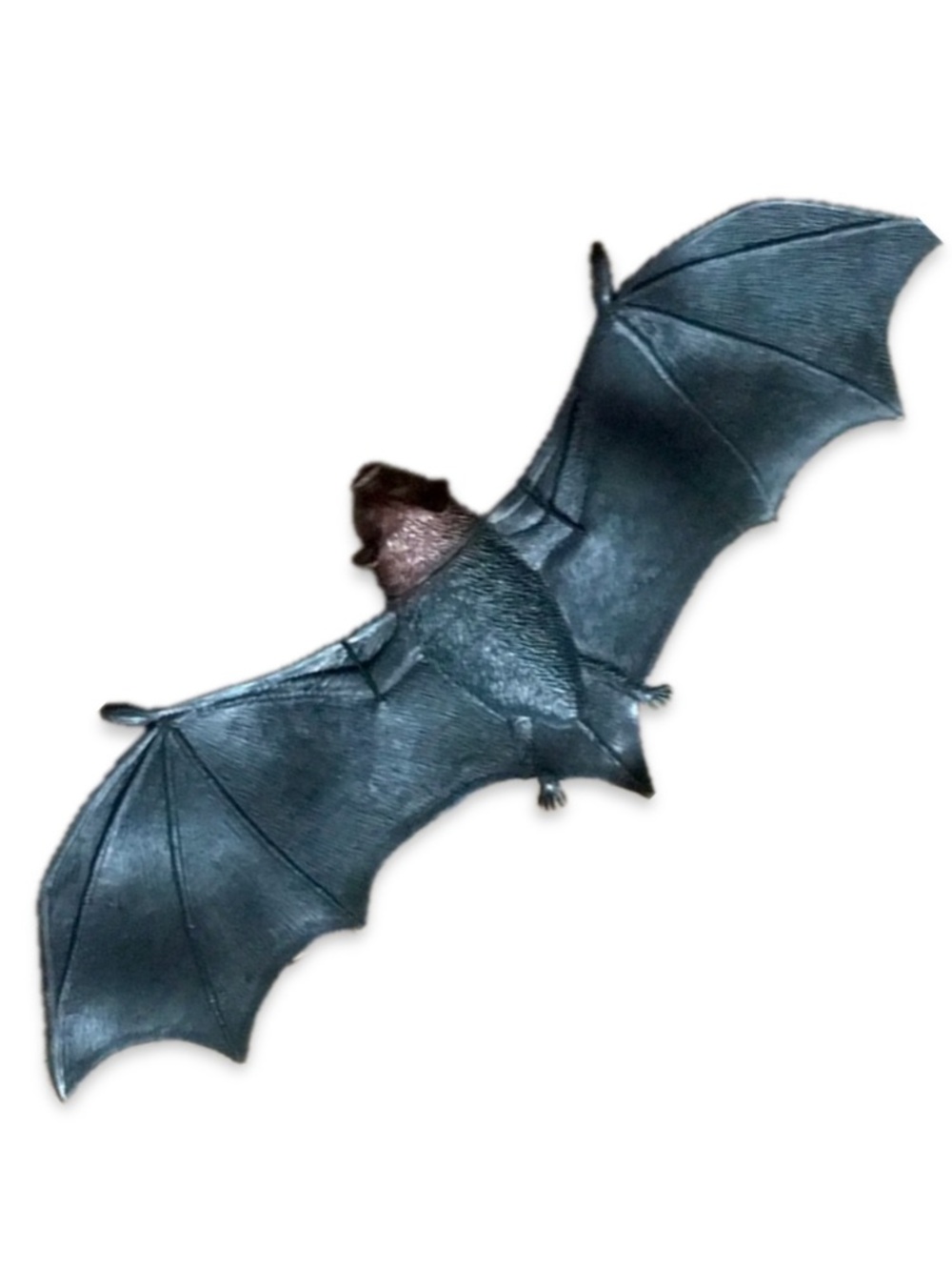 Halloween Decoration 3D Black Bat Suction Cups Hanging String 15”